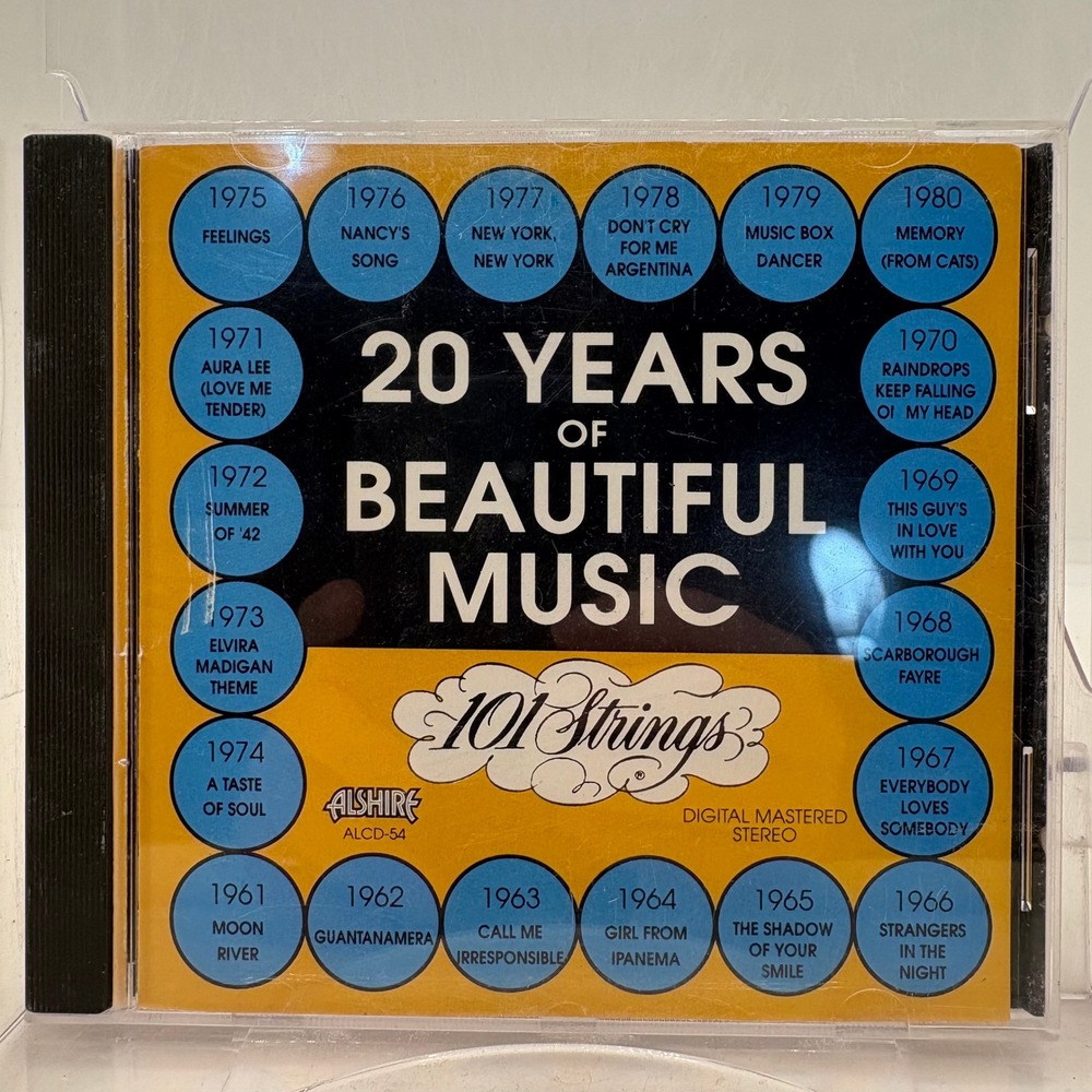 101 Strings 20 Years of Beautiful Music CD Alshire Digital Mastered Stereo